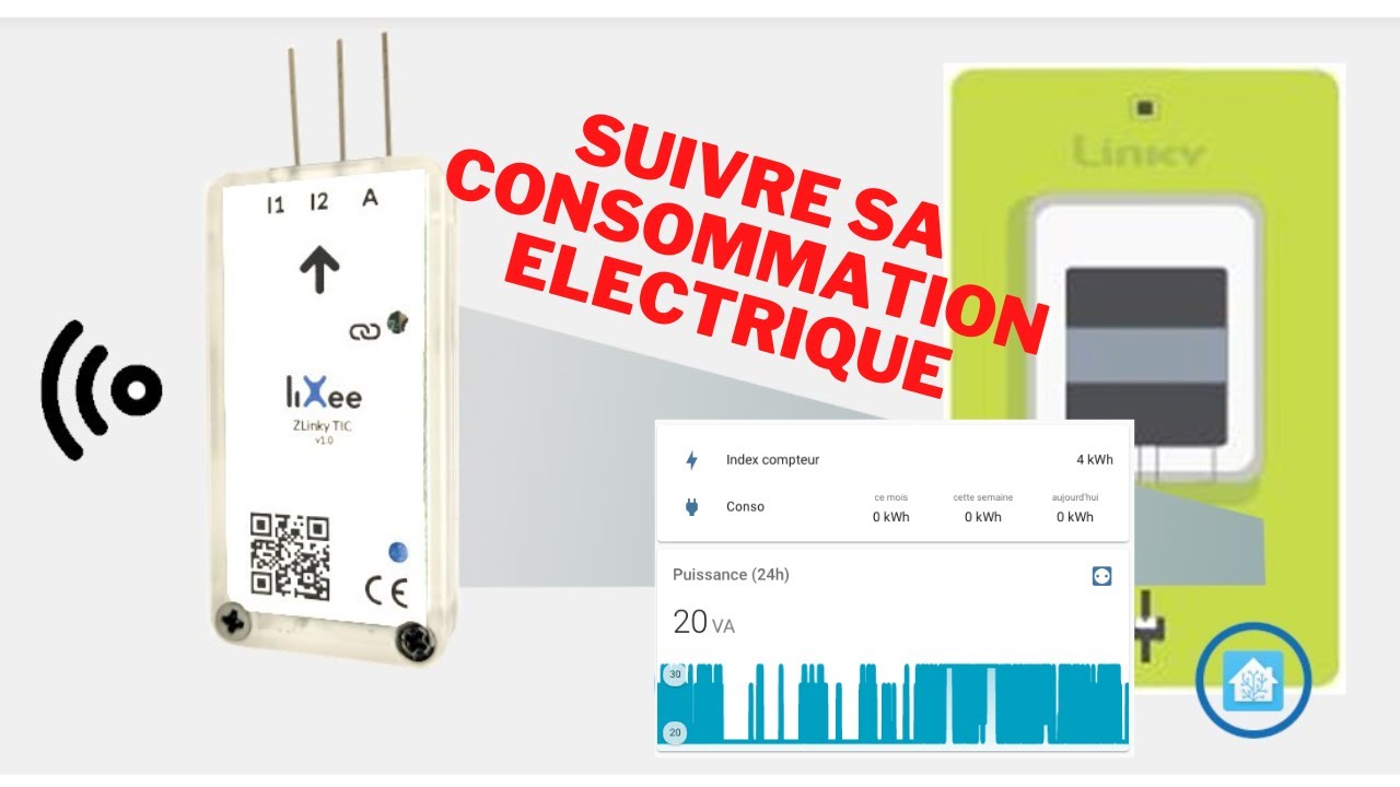 Suivre sa consommation d&rsquo;&eacute;lectricit&eacute; sous Home Assistant avec Lixee
