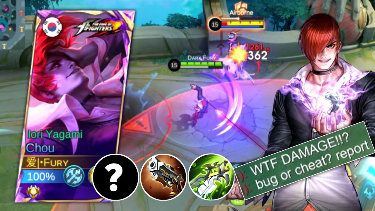 CHOU WTF DAMAGE!!  | CHOU BEST BUILD AND EMBLEM SET | 2025 MUST TRY MLBB 