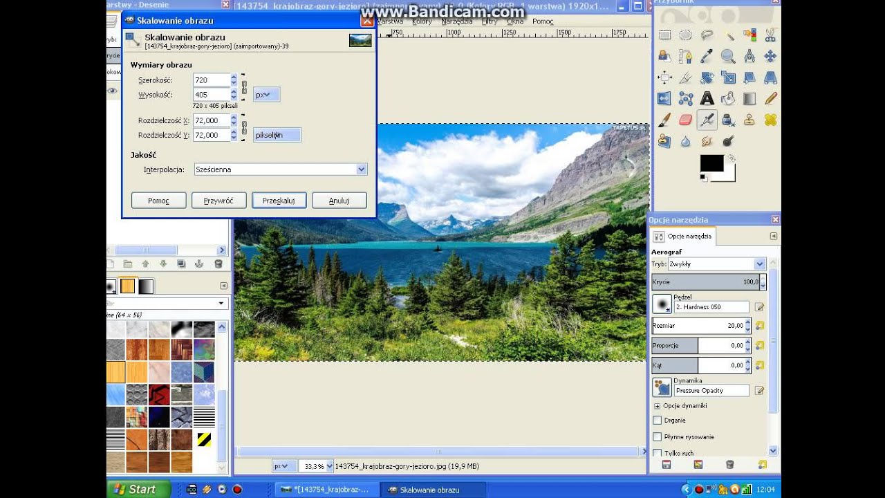 Jak zmienić rozmiar zdjęcia w programie Gimp.