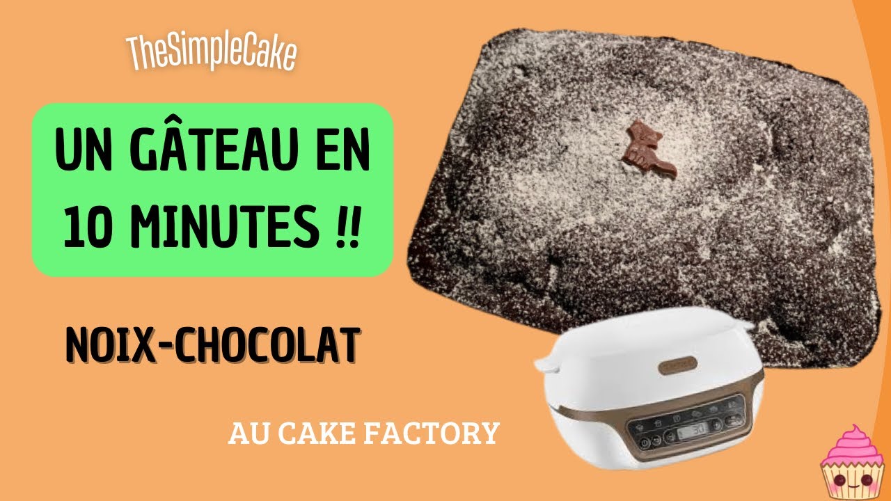 GÂTEAU AU CHOCOLAT ET NOIX AU CAKE FACTORY RECETTE EN 10 MINUTES-TheSimpleCake