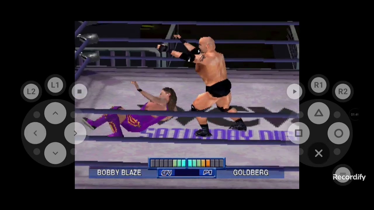 Goldberg vs bobby blaze WCW Mayhem quest for the best 