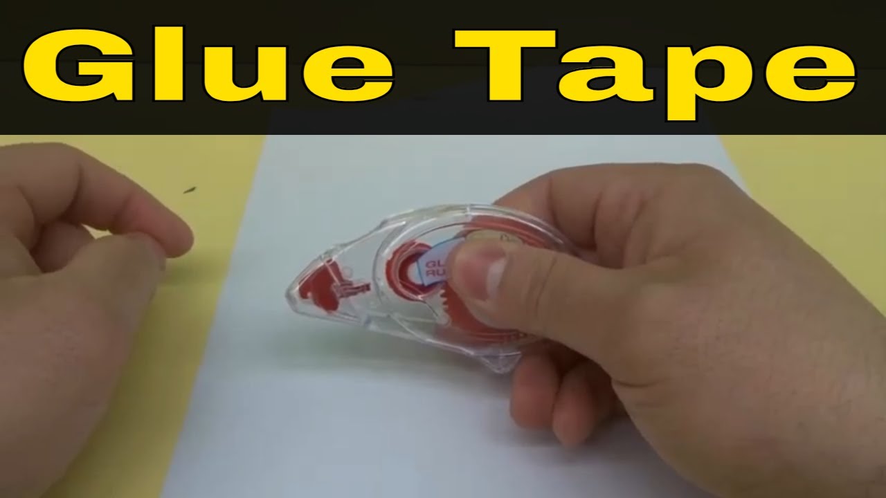 How To Use Double Sided Glue Tape-Full Tutorial