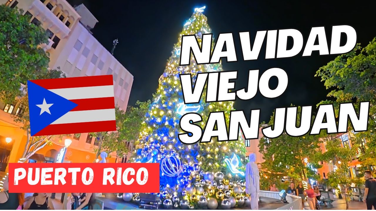 Caminé el Viejo San Juan, para ver las Luces Navideñas