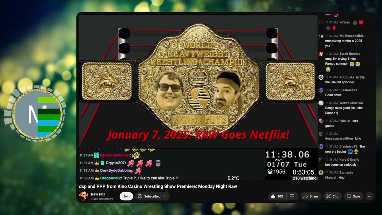 The Wrestling Show - Detracting DSP /SPACE/ Gaming Prestream Podcast 20250108