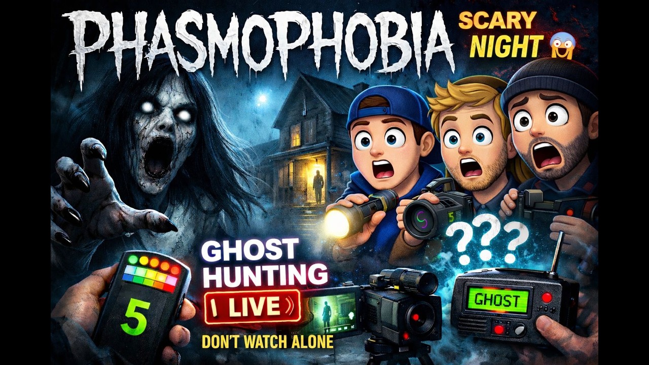 HAVING SOME FUN WITH GHOST IN HORROR GAME👻👻# PHASMOPHOBIA🔴@TryhardNiraj
