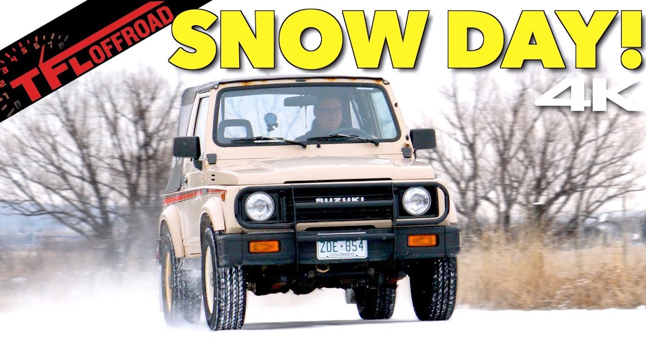 How Good (or Bad) Is the Old School Suzuki Samurai 4X4 System in the Snow?