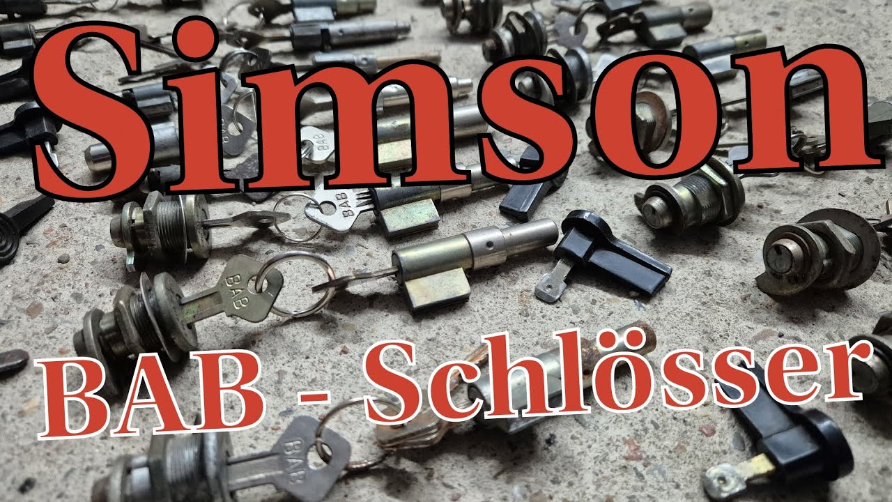 Originallackfetischist - Originale Simson BAB Schlösser