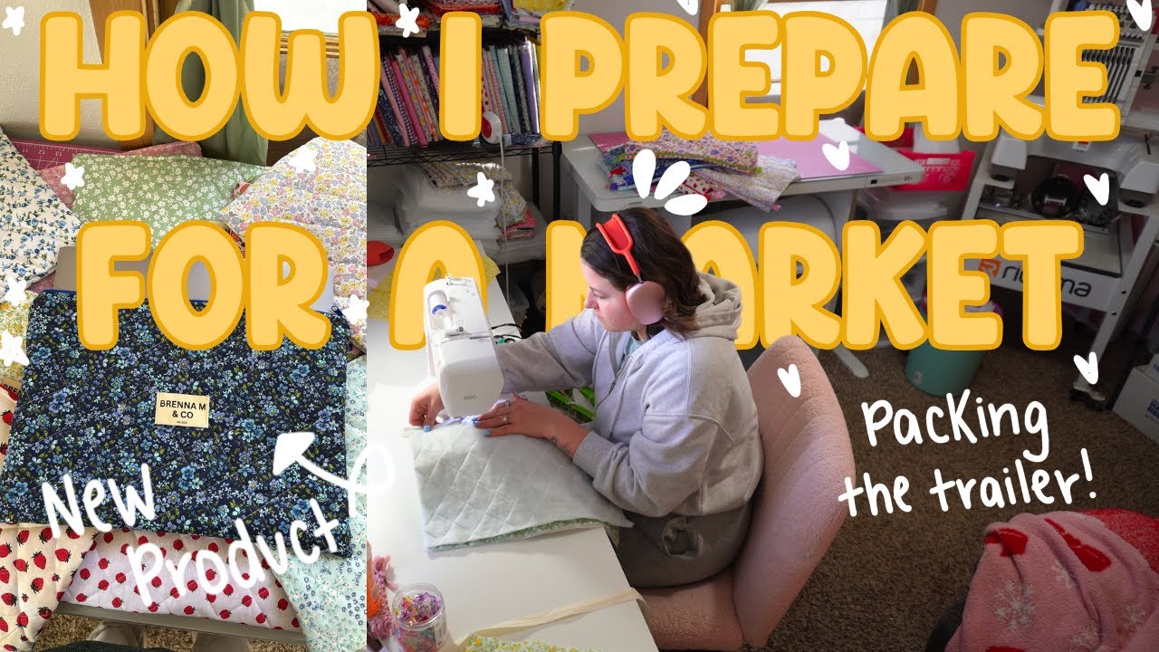 Why Did I Do This To Myself? 💻🎀✨ How I Prep For a Craft Fair, Making New Product, Small Biz Vlog