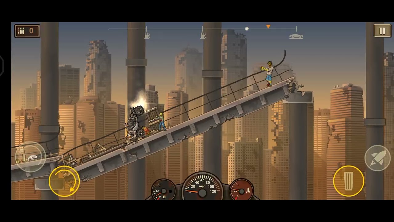 Прохождение игры Earn to die 2 #3 первая контрольная точка 