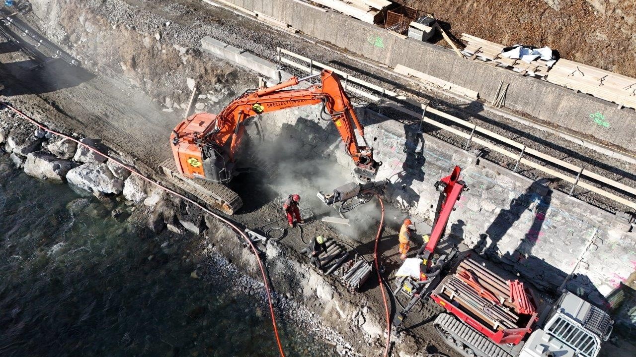 Pinzgaubahn: Wiederaufbau geht bei Hollersbach weiter