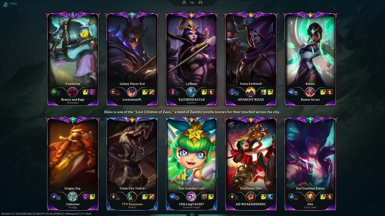 [MASTER EUW MMR] 94-0 TWITCH LULU FUNNEL SEASON13 full game