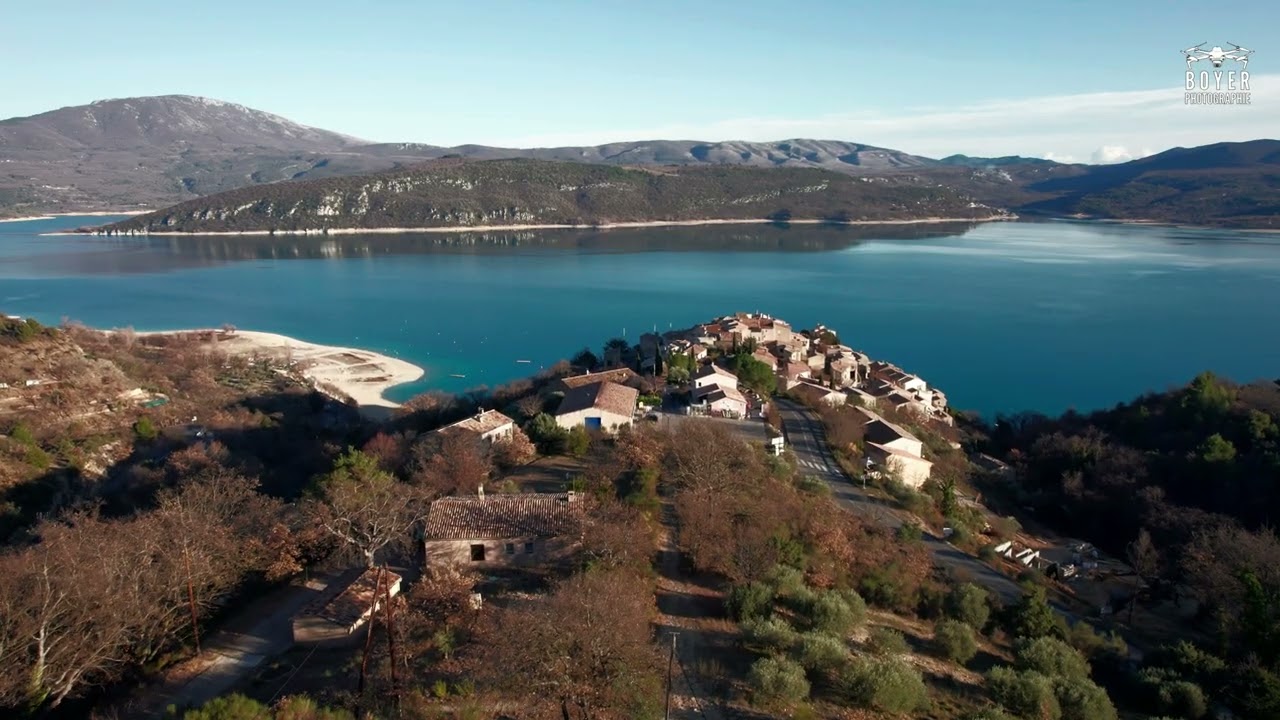 Lac de Ste croix I Drone footage -dji Air2S