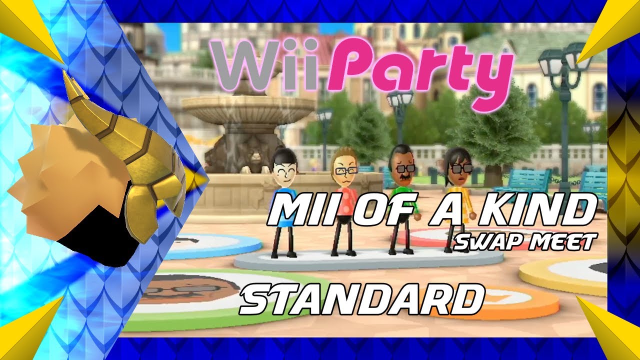 Wii Party - Mii of a Kind/Swap Meet (Standard) Layla vs Nick vs Hiroshi vs Ai