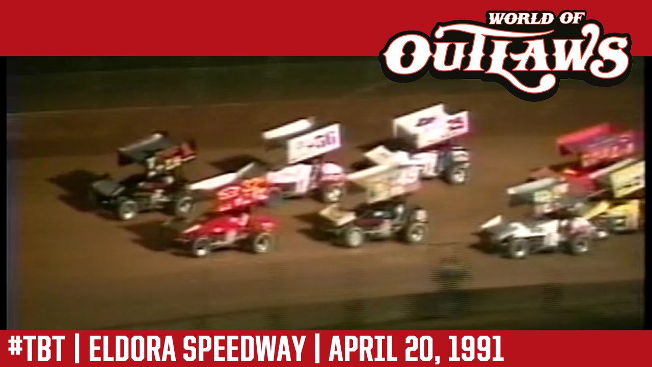 #ThrowbackThursday: World of Outlaws Craftsman Sprint Cars Eldora Speedway April 20, 1991