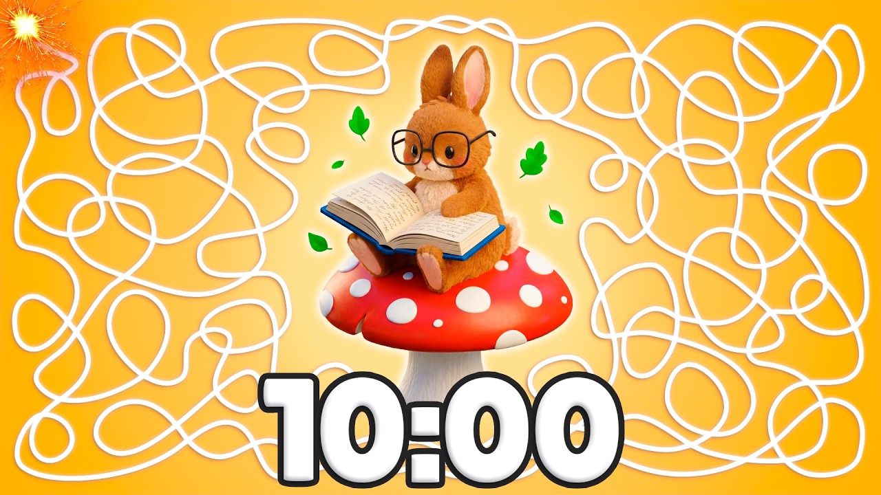 10 Minute [BUNNY] Timer 🐰📖 | Cozy Study Countdown!