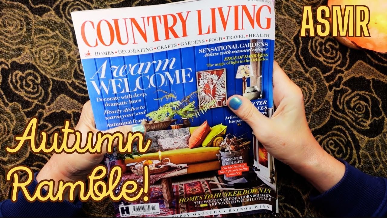ASMR | Autumn Magazine Ramble in a Whisper!