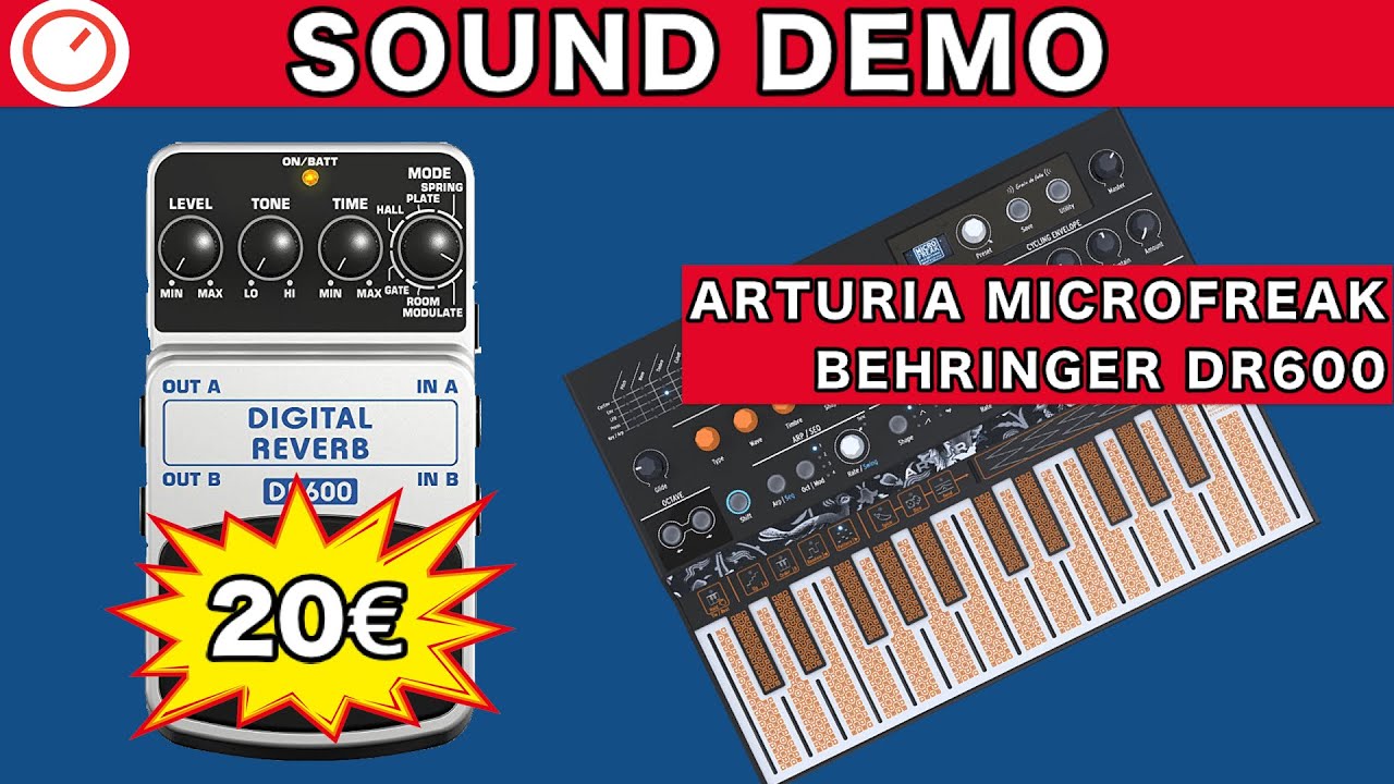 Behringer DR600 Reverb, How Does This 20€ Pedal Sound With Synthesizers | SYNTH ANATOMY