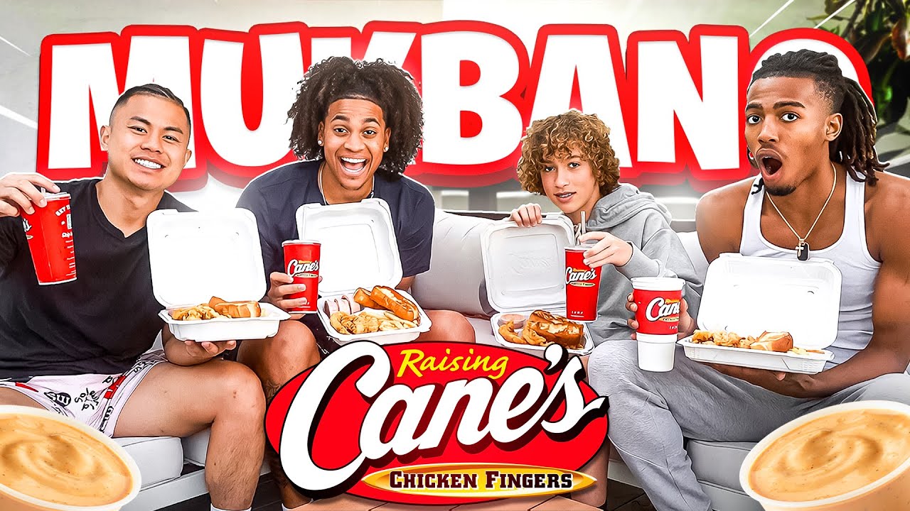 Raising Canes Mukbang With Cam Wilder, Nelson & Lavar From Rod Wave Elite!