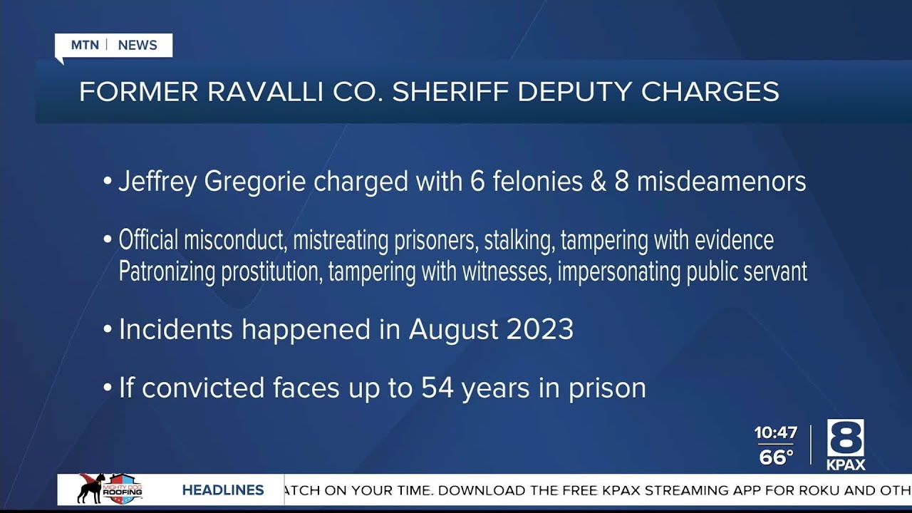 Former Ravalli County deputy facing over a dozen criminal charges