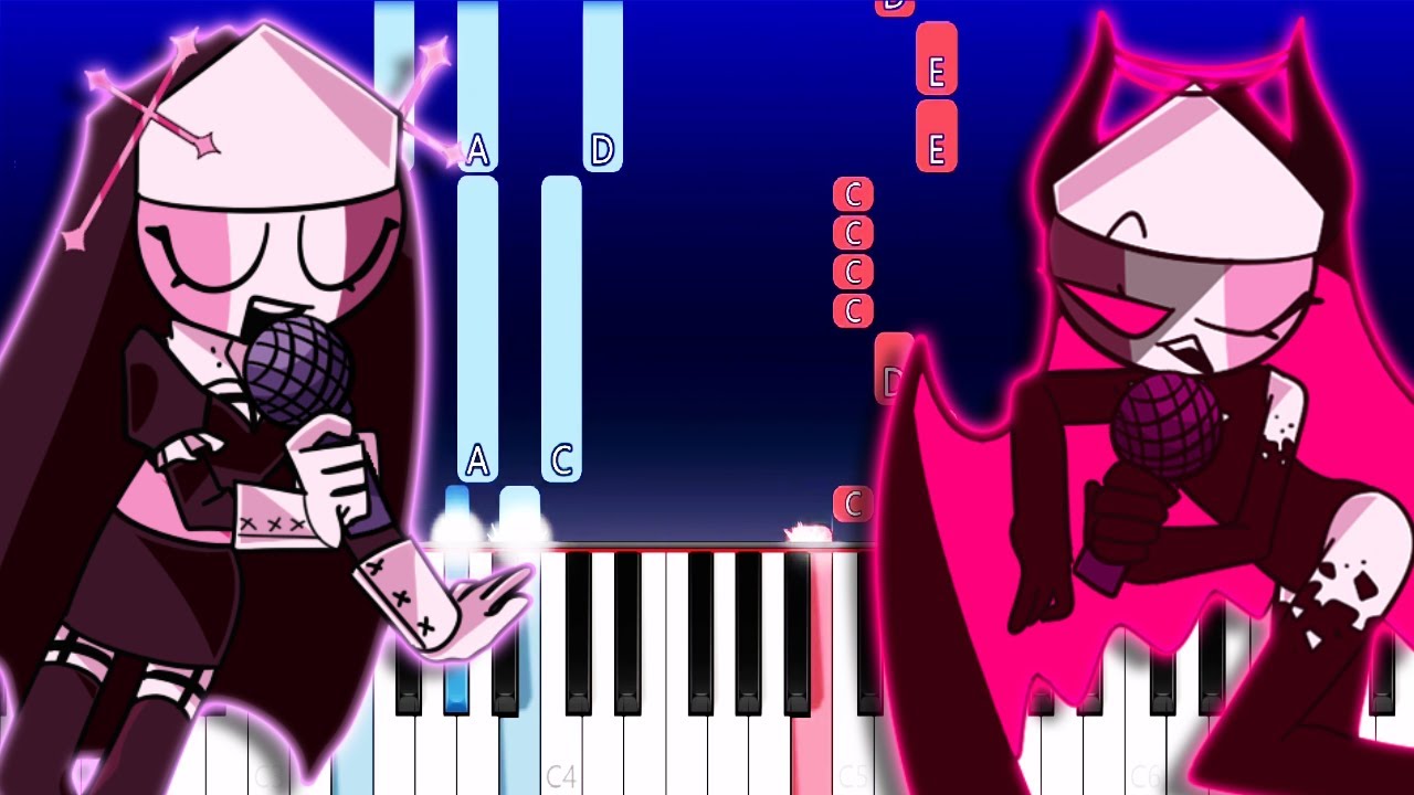 Gospel - Friday Night Funkin' (Mid-Fight Masses) (Piano Tutorial)