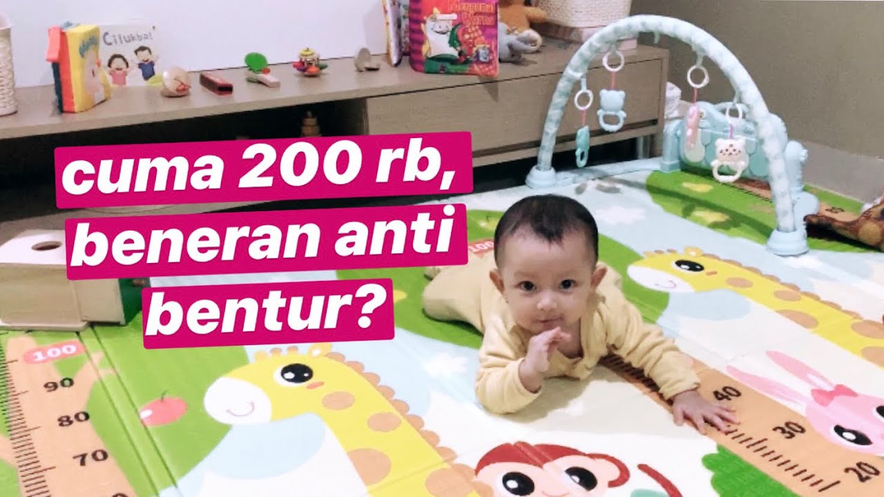 Review Playmat Lipat Murah, Apakah Benar Anti Bentur? Lazada Haul