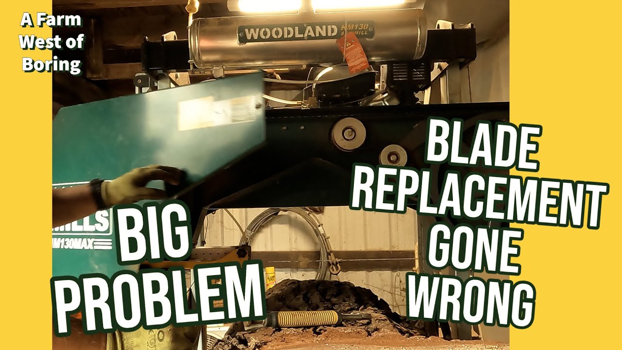 Tackling SEVERE Problem with the Woodland Mills HM 130 MAX Sawmill | I faced Near Disaster