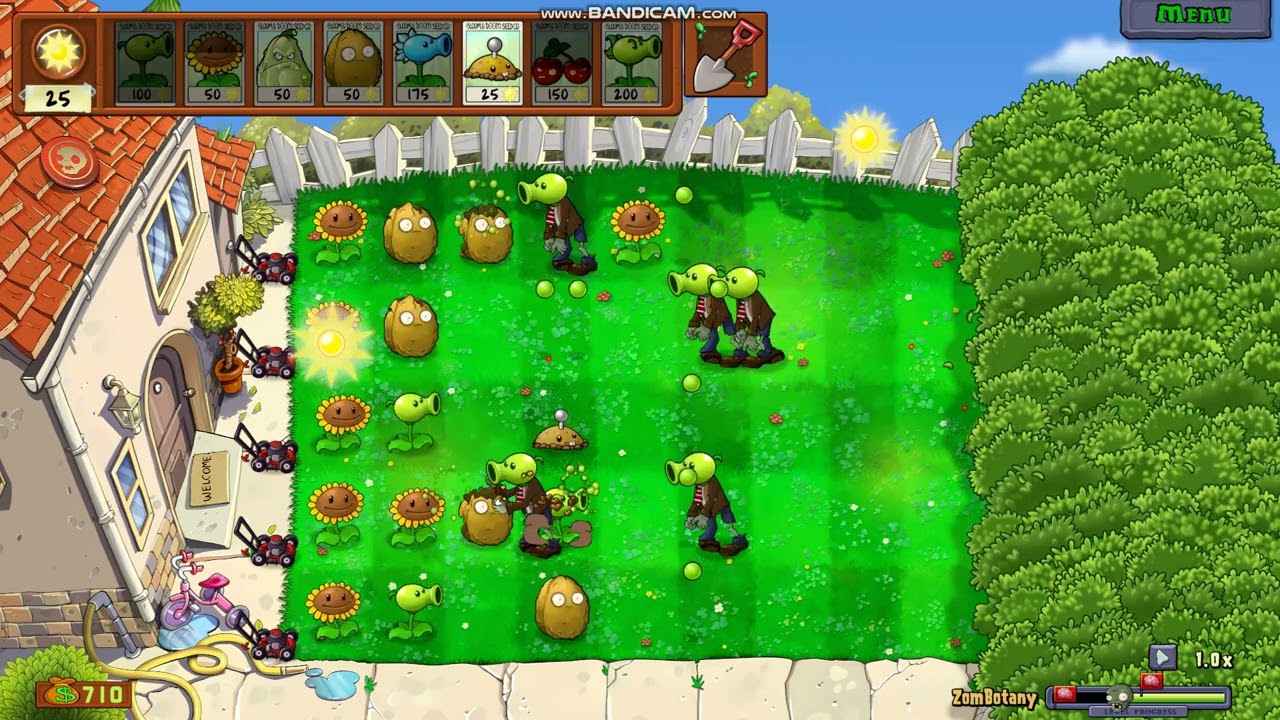 Plant's V.S. Zombie's Replanted - Tryin' to beat Zombotany!
