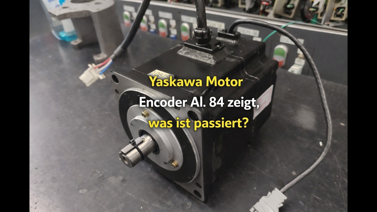 Yaskawa Servomotor SGMPH-15A1A6D startet nicht, die Ursache für Alarm A.84 gefunden