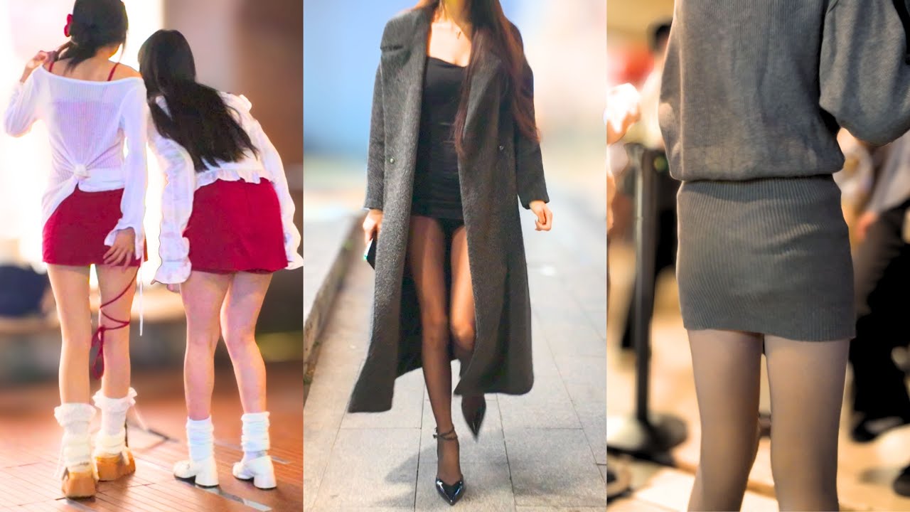 4K China City Walk | 👠What's inside the Skirt!! Exploring the Streets before Christmas of Guangzhou.