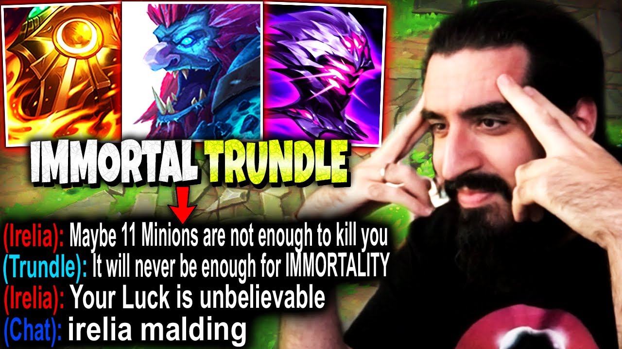 Irelia got completely TILTED by my IMMORTAL TRUNDLE BUILD 🔥