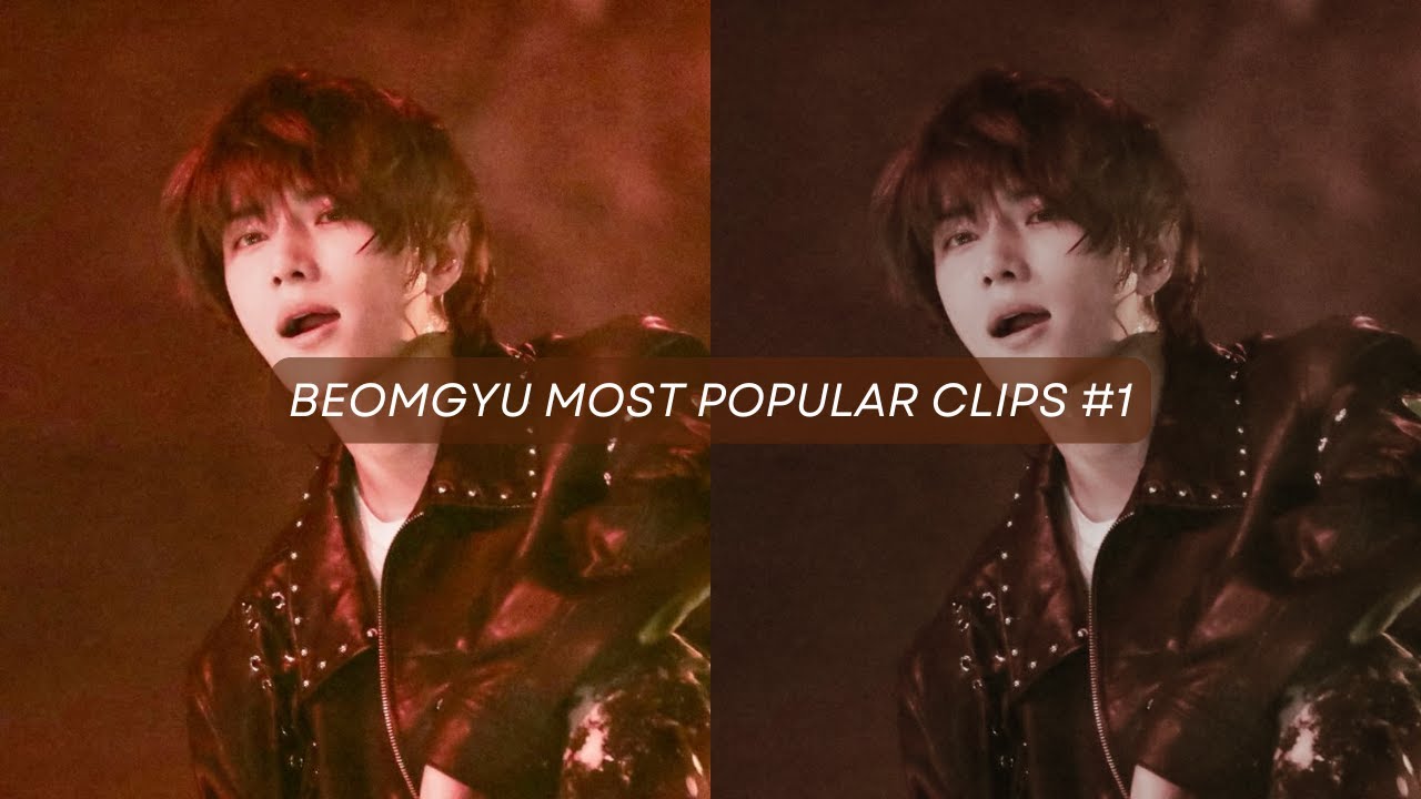 BEOMGYU MOST POPULAR CLIPS FOR EDITS #1 (non-twixtor version) + mega link | sophi⁷