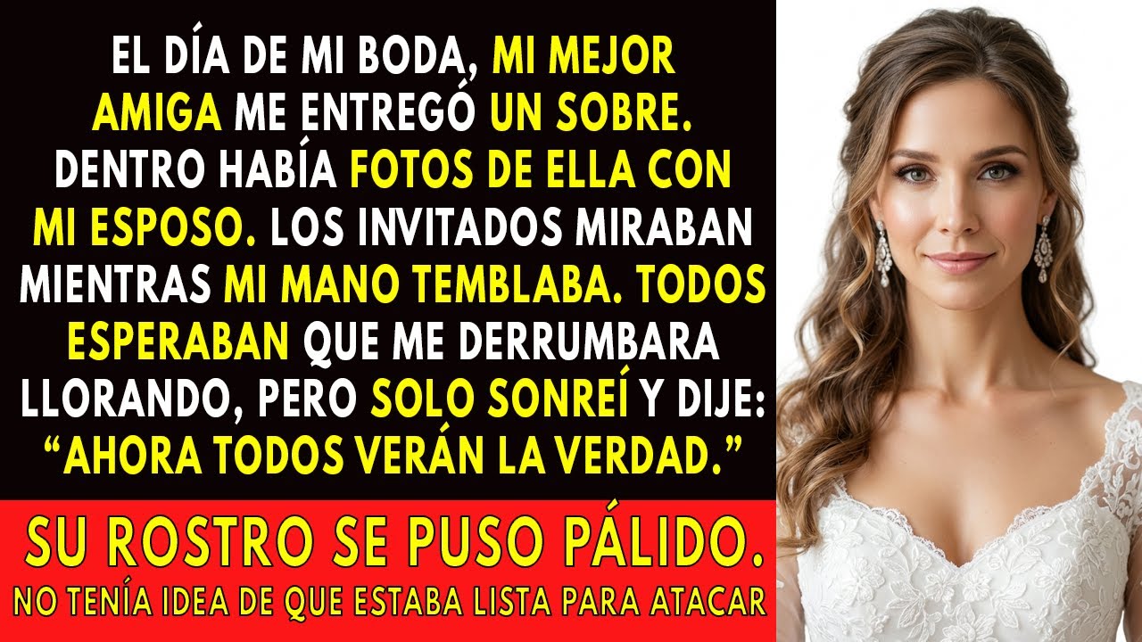 Durante nuestra boda, mi mejor amiga me entregó pruebas de su romance con mi esposo