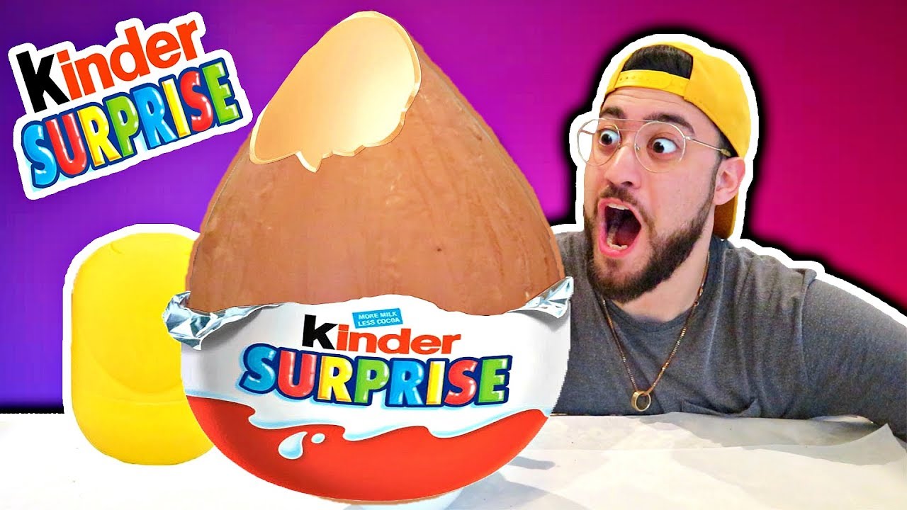 DIY GIANT KINDER SURPRISE EGG (WORLD RECORD LARGEST)