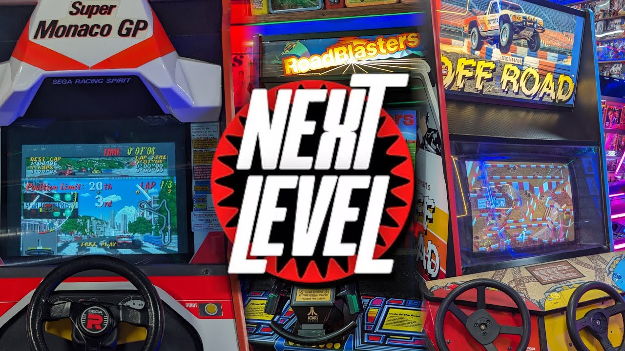 Опробовал несколько гоночных игр в аркадном зале Next Level в Хиллсборо, штат Орегон!