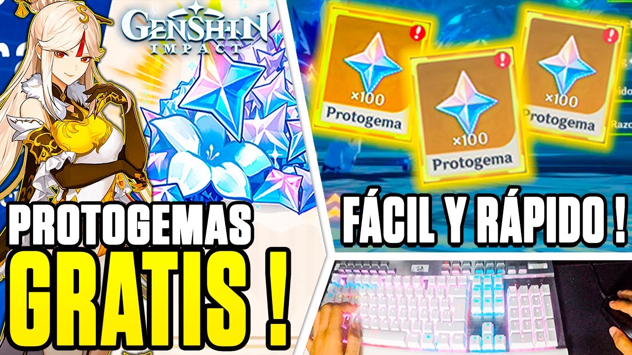 GENSHIN IMPACT PROTOGEMAS GRATIS ! | C&Oacute;MO GANAR PROTOGEMAS FACIL y RAPIDO ! | Genshin Impact Espa&ntilde;ol