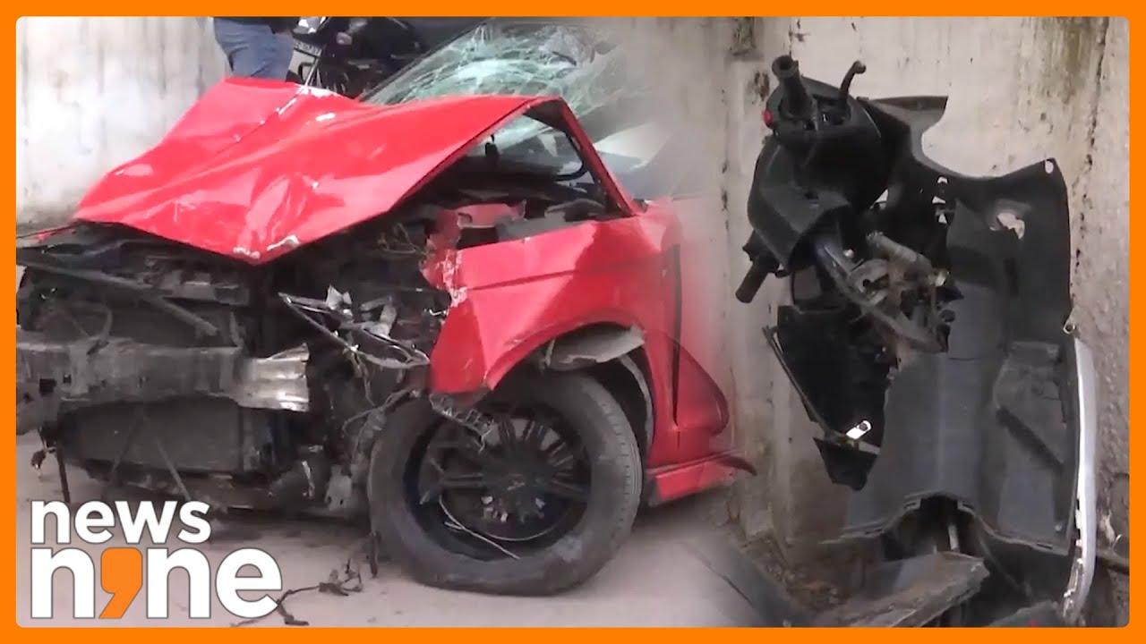 Reckless Driving in Delhi: Audi Hits Scooty, 2 Injured | Accused BBA Students Detained | News9