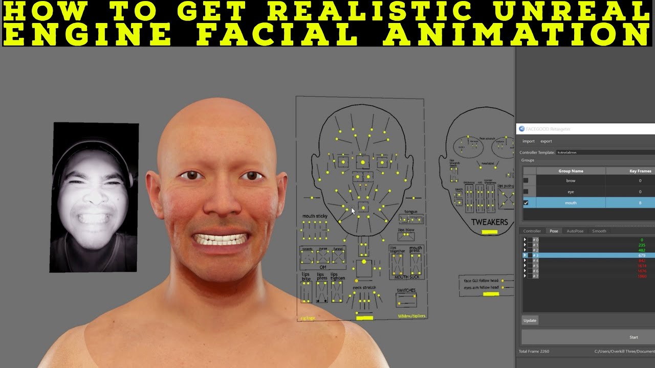 how to get realistic facial animation with unreal engine metahuman