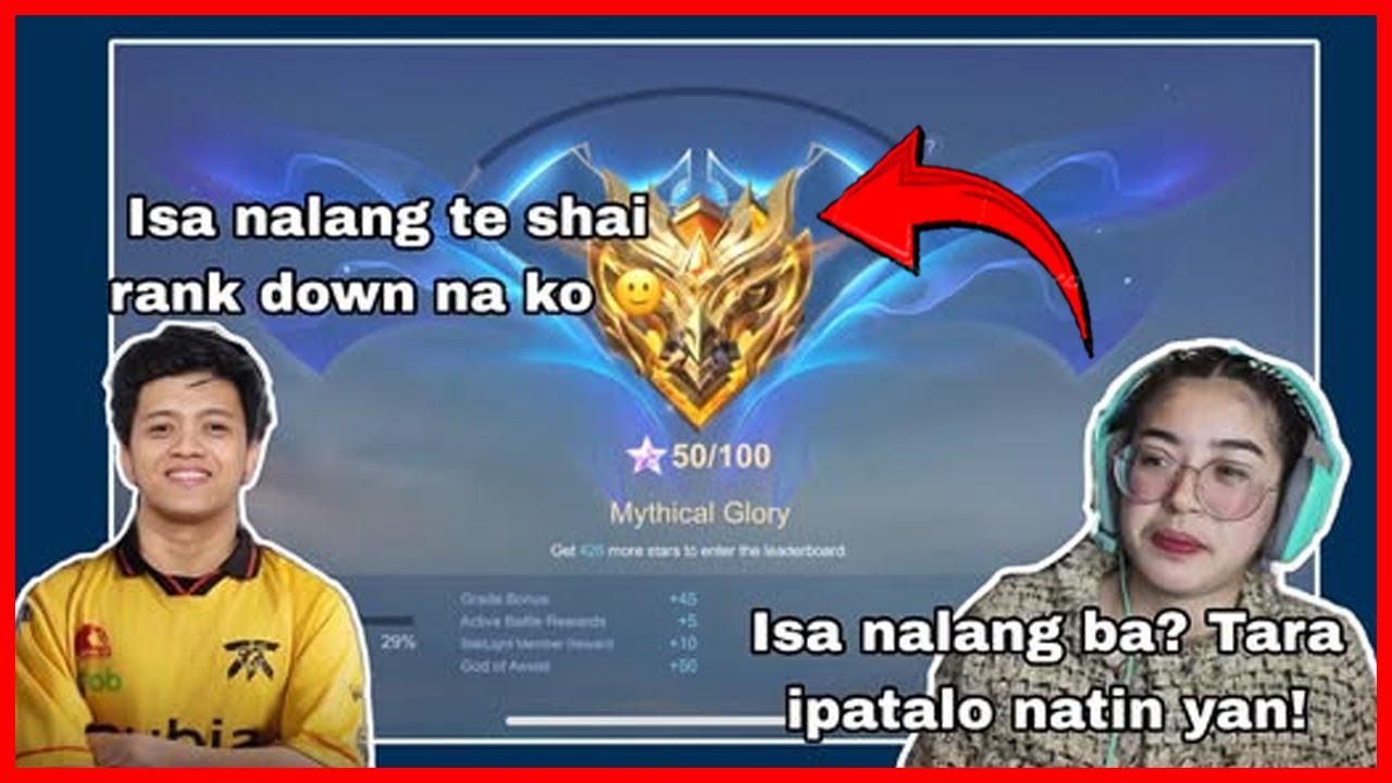 Isang talo nalang back to mythical honor na balak pa ipatalo ni ate shai #mlbb #mobilelegends #fyp