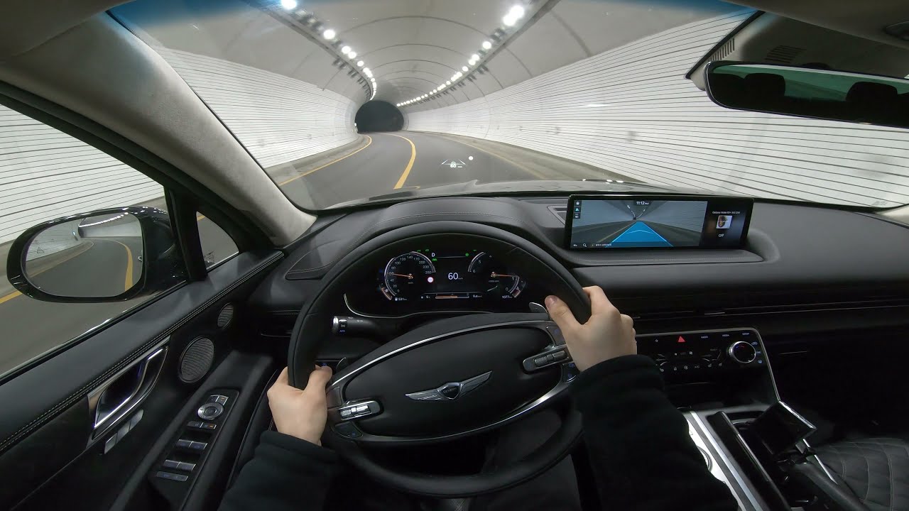 제네시스 GV80 3.0 디젤 6인승 AWD 1인칭 주행 (2022 Genesis GV80 3.0D AWD POV Test Drive)