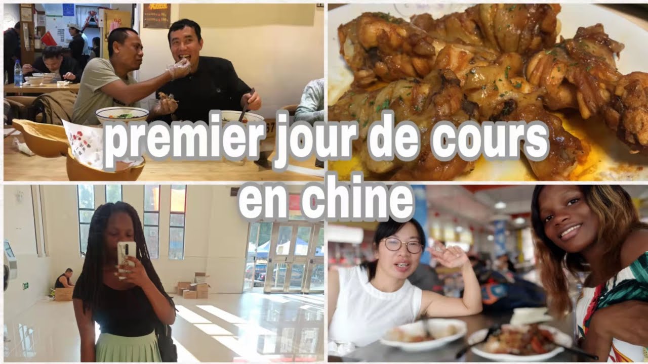PREMIER JOUR DE COURS EN CHINE😷😷🤓🤓