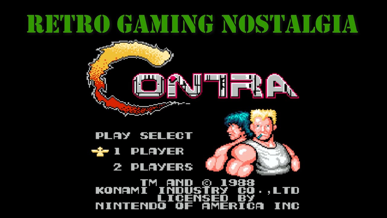 Retro Gaming Nostalgia: trying out Contra (NES) after 30 years
