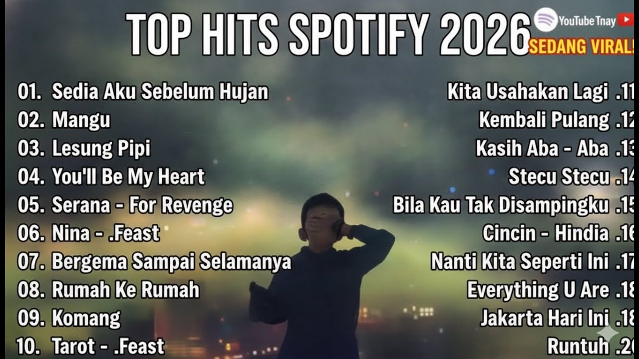 [No Iklan] IDGITAF – Sedia Aku Sebelum Hujan | TOP TRENDING Spotify Indonesia 2026 | Lagu Terbaru