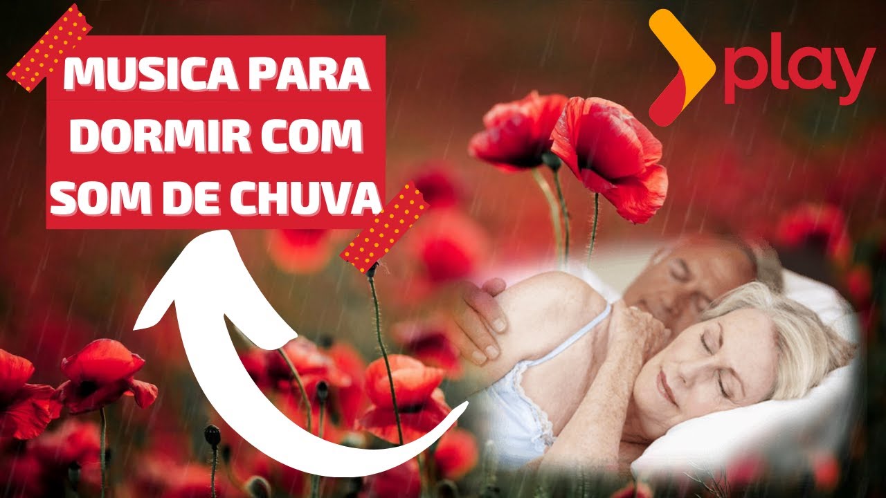 Música Para Dormir Com Som de Chuva e Flores em Meio ao Campo | Relaxar e Acalmar a Mente