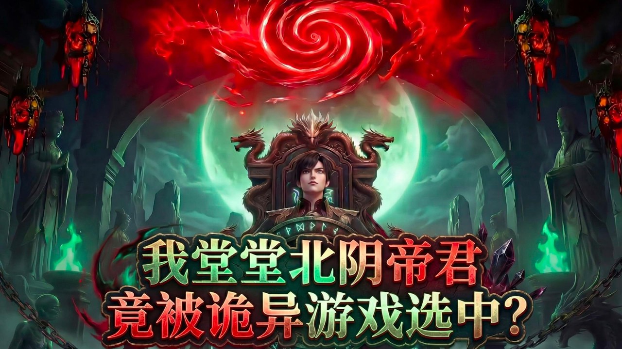 诡异游戏降临，我一阴司之主却被拉进规则怪谈游戏？当其他人还在绞尽脑汁提升NPC好感度时，NPC却在绞尽脑浆的想要从我手里活下来#漫画解说 #小说 #系统流