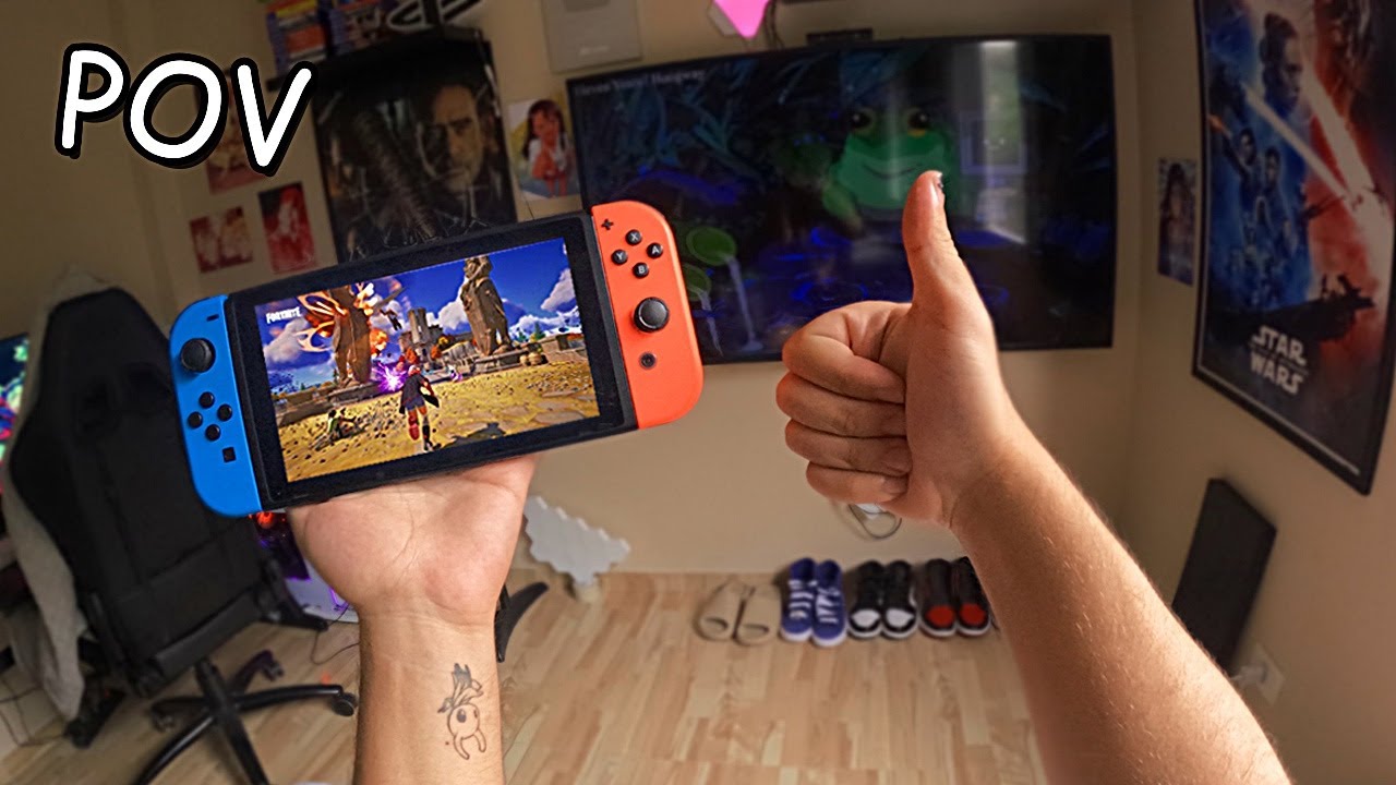 Essa é a sensação de ter um Nintendo Switch - POV
