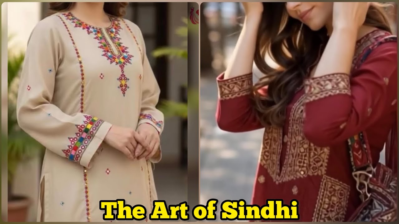 The Art of Sindhi Embroidery Designs | New Designs #sindhi #embroidery #trending 