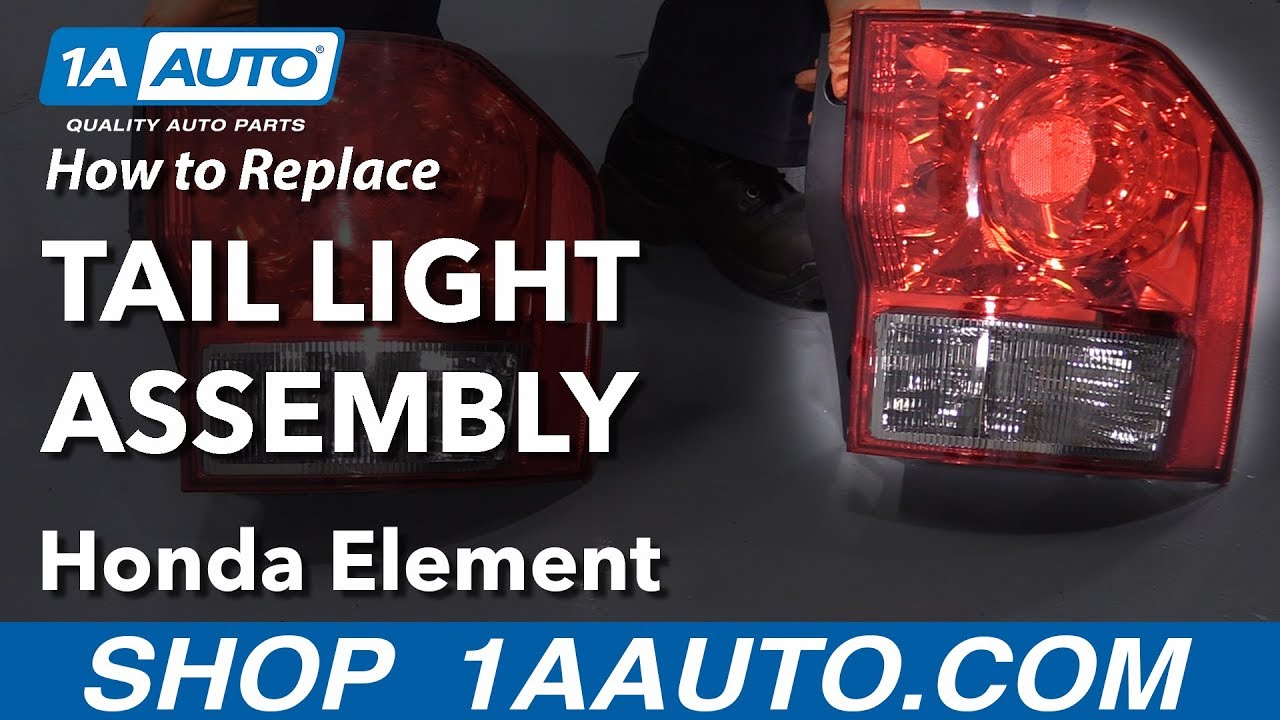 Как заменить задний фонарь на Honda Element 03-08