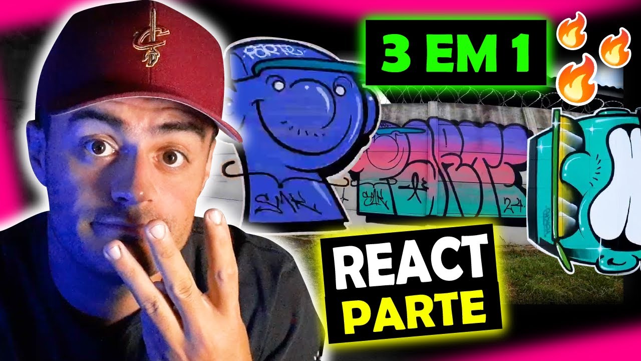 💥 PERSONA e BOMB VANDAL feat. RESK12 🚨 - GRAFFITI REACT @ParteGraff 🔥
