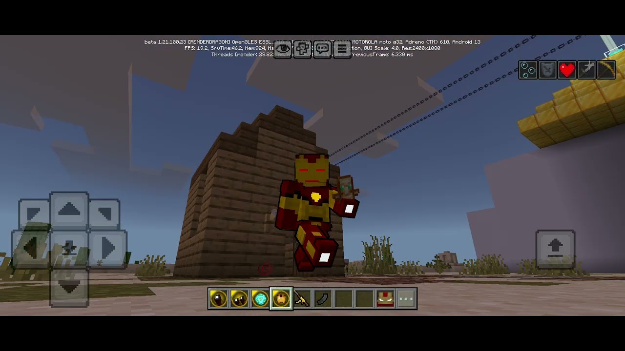 Iron Man super power Minecraft me 