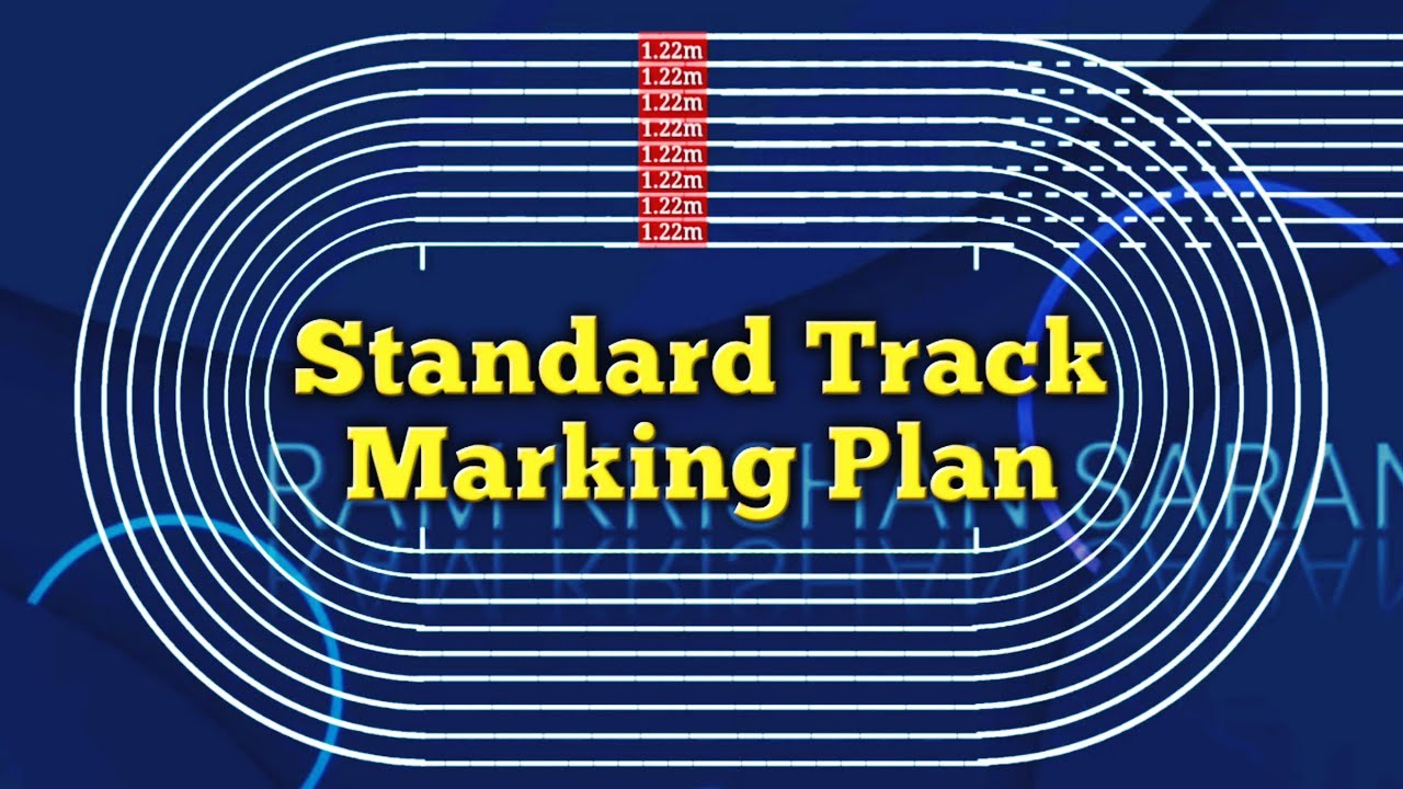 How to Mark 400m Standard Track | 400m Athletic Track Marking | 400m Track Marking and Measurements
